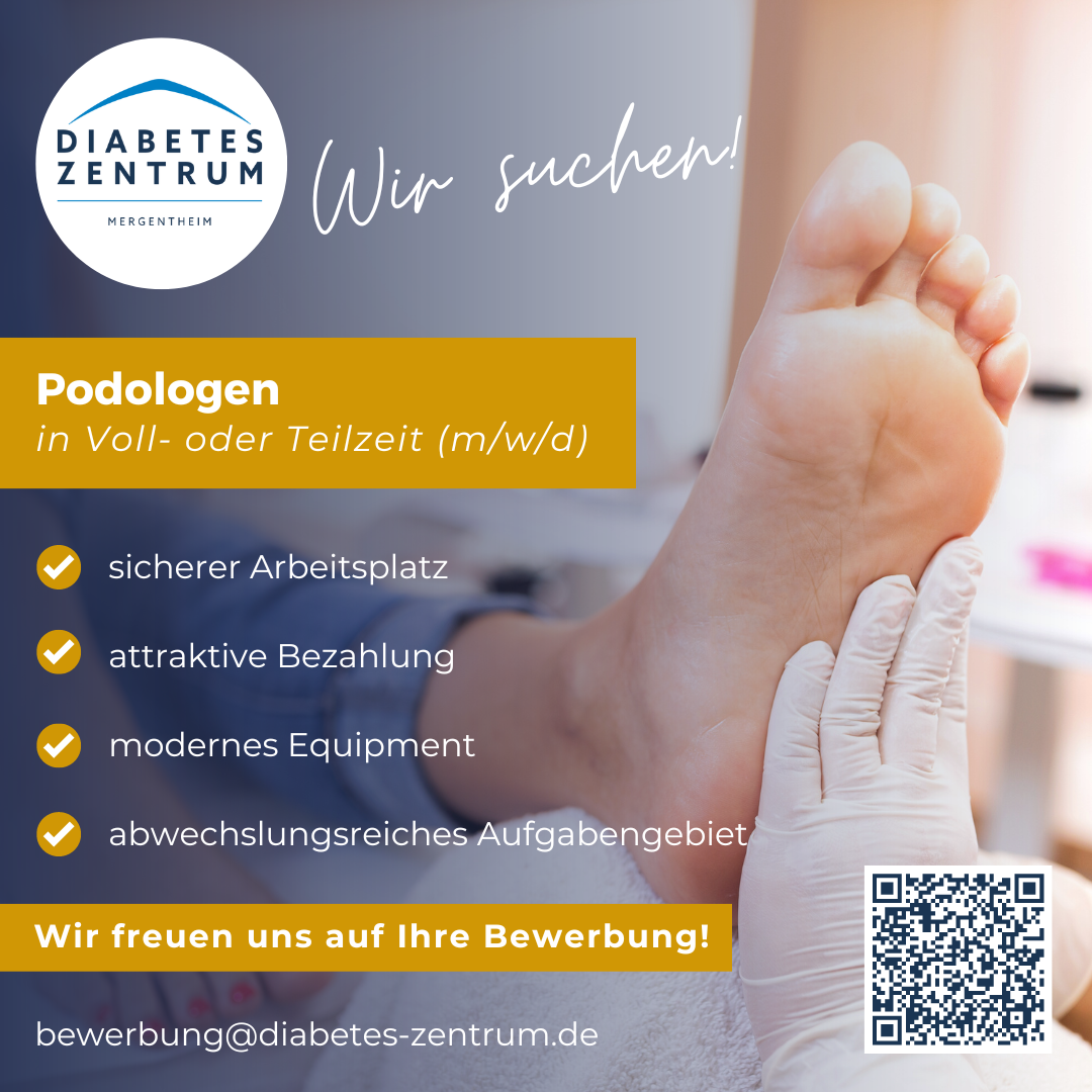 Podologen in Voll- oder Teilzeit (m/w/d) | Diabetes Zentrum Mergentheim