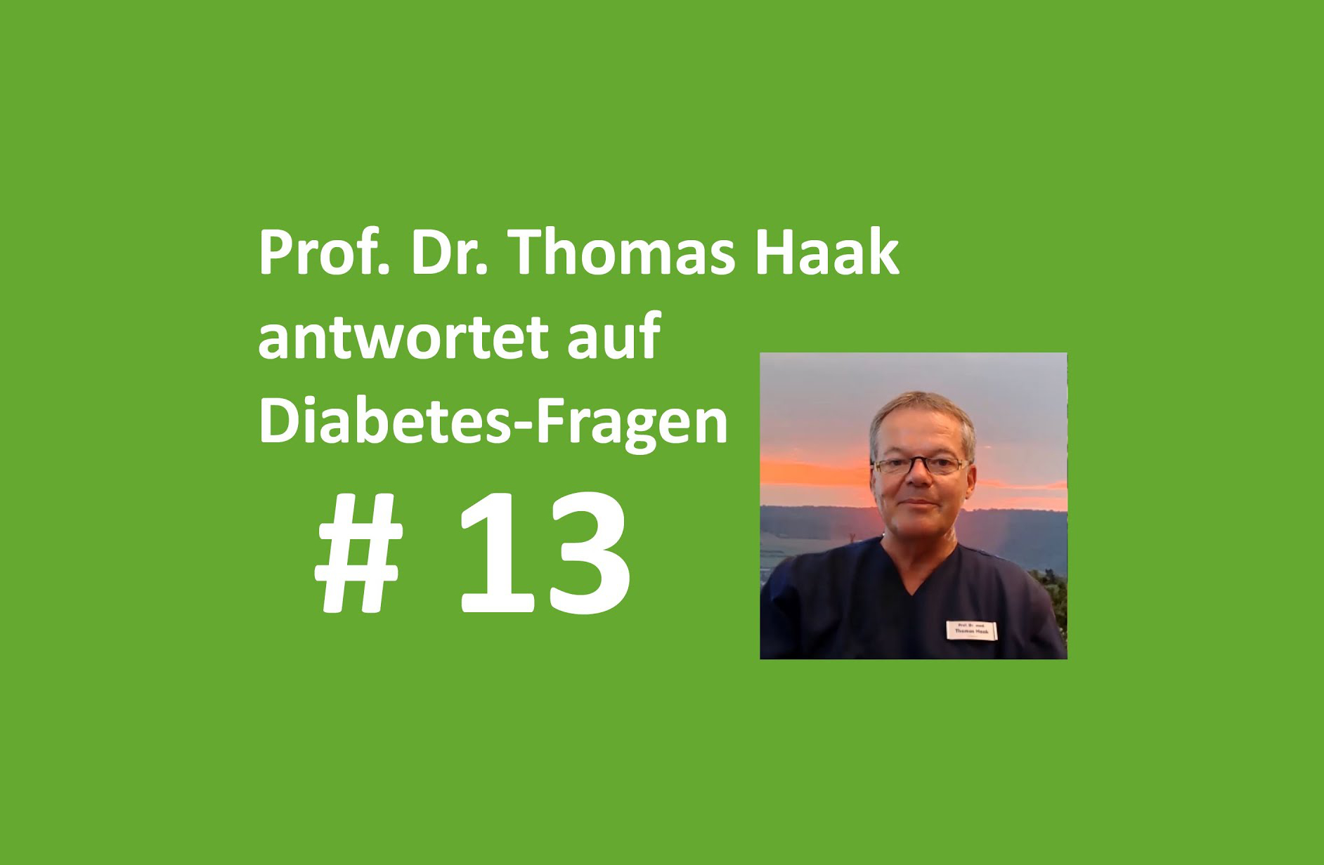 Videovortrag: Insulin bei Hitze, Arztwechsel, Prävention von Typ 2: Wir fragen – Diabetes-Experten antworten #13